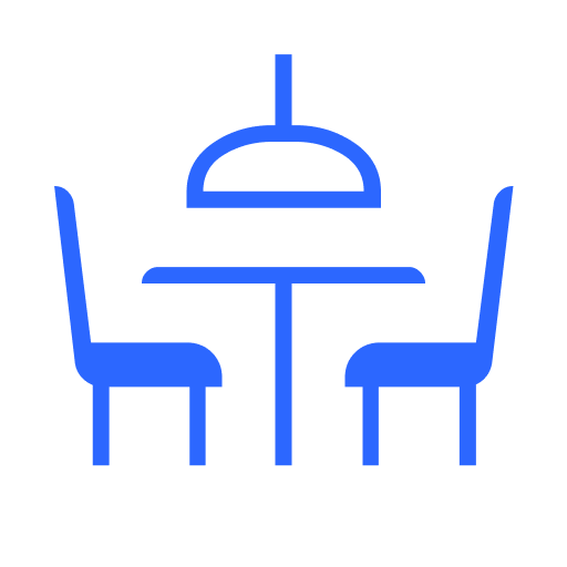 منطقة للطعام في الخارج